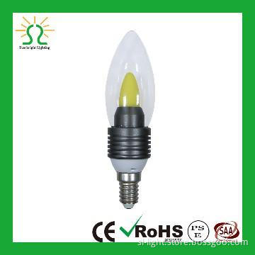 Remote phosphor 400lm led candle E14 4w